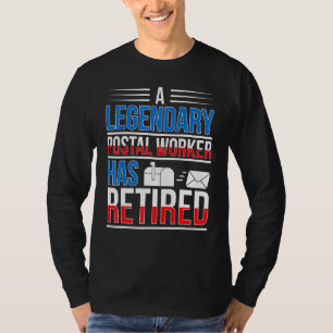 Legendärer Postmitarbeiter im Ruhestand: Postbote T-Shirt
