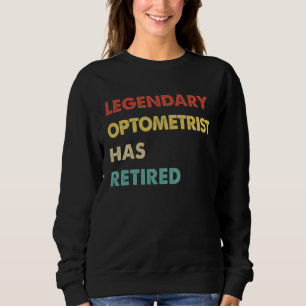 Legendärer Retro-Optiker im Ruhestand Sweatshirt