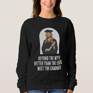 Legendärer schwarzer Absolvent Sweatshirt