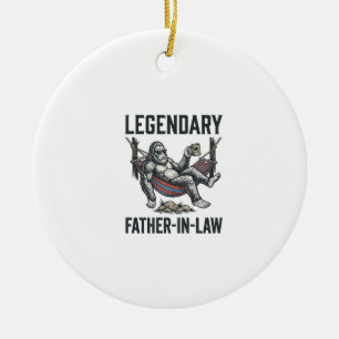 Legendärer Schwiegervater Sasquatch Vintage-Shirt Keramik Ornament