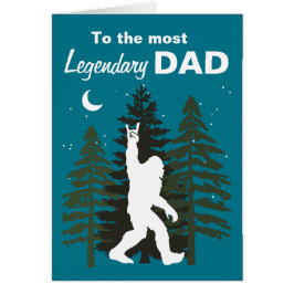 Legendärer Vater Bigfoot Sasquatch Vathers Day Car
