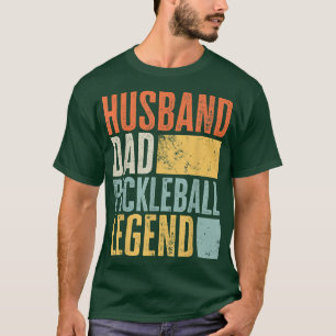 Legendärer Vater, Ehemann, Dad, Pickleball-Bester T-Shirt