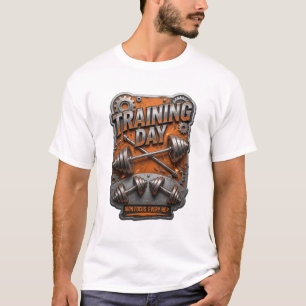 Legendäres oranges TRAINING DAY-Shirt-Design T-Shirt