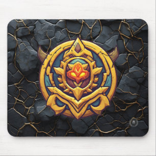 Legendäres Rang-Gamer-Emblem Mousepad