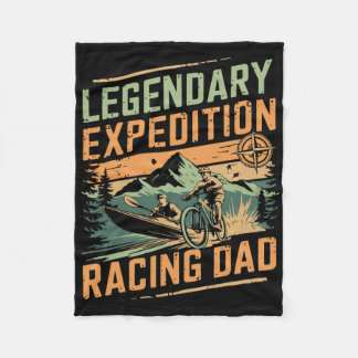 Legendary Expedition Racing Dad Mountain Biking Pa Fleecedecke