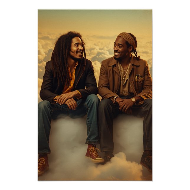 Legendary Hip-Hop & Reggae Icons in the Clouds  Poster (Vorderseite)