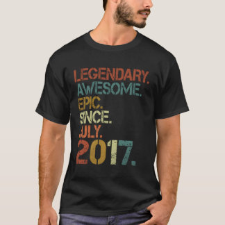 Legendary Phantastisch Epic Seit Juli 2017 6. T-Shirt