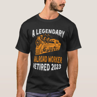 Legendary Railroad Worker Remüde 2023 Retiret Py T-Shirt