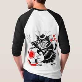Legendary Samurai Soccer Cat Sports Casual Gear T-Shirt