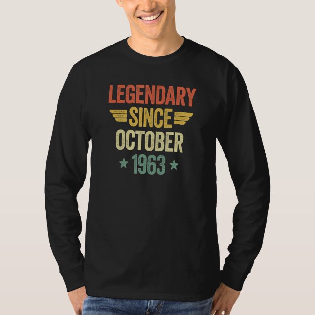 Legendary Since October 1963 T-Shirt (Vorderseite)