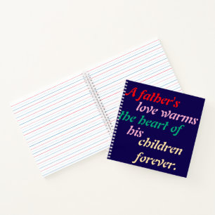 "Legendary Vater - Premium Notebook" Notizbuch