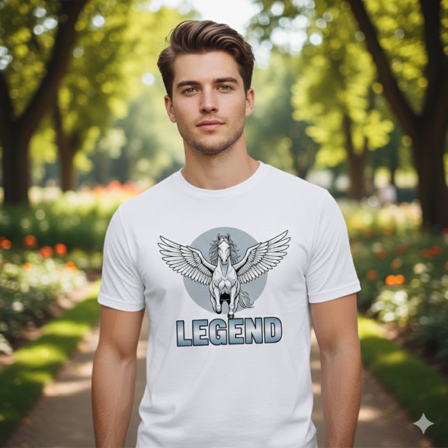 Legendary Winged Horse T-Shirt – Power & Freedom (Von Creator hochgeladen)
