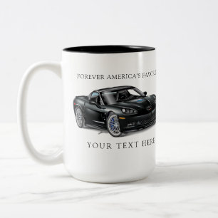 LEGENDARY ZEE-R-ONE AUTOMOBILE ART ZWEIFARBIGE TASSE