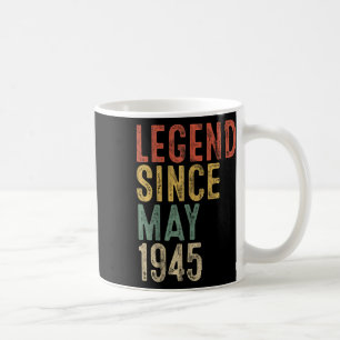 Legende 1945 80. Geburtstagsgeschenke Für Männer F Kaffeetasse