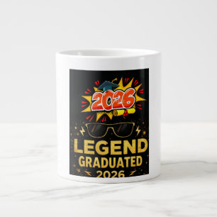 Legende Abschluss 2026 Lustiges Abschlussdesign    Jumbo-Tasse