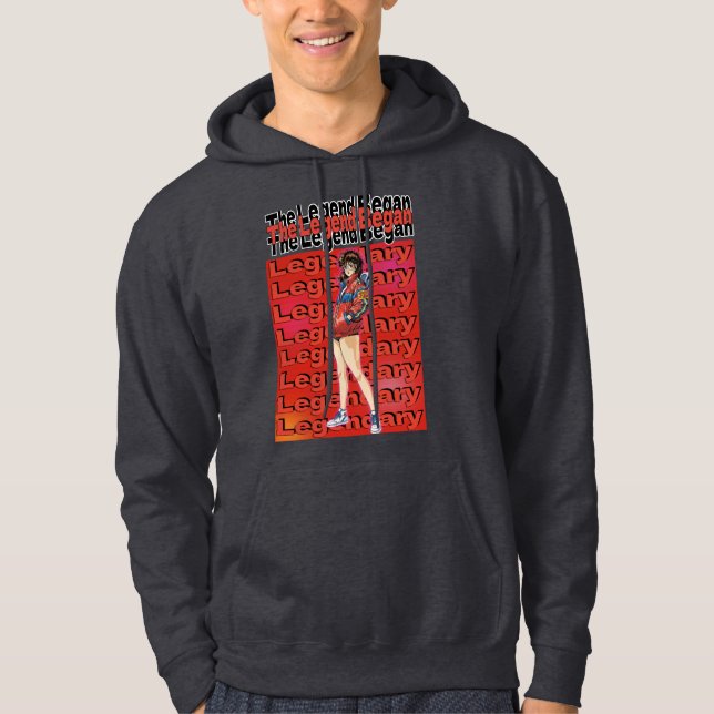Legende begann  hoodie (Vorderseite)