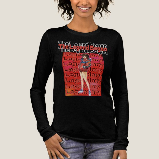 Legende begann  Tri-Blend shirt (Vorderseite)