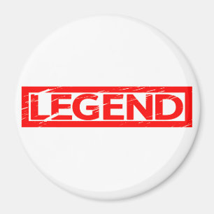 Legende Briefmarke Magnet