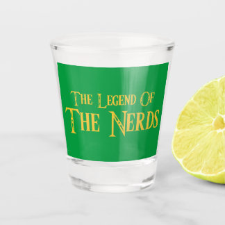 Legende der Nerd Schnapsglas