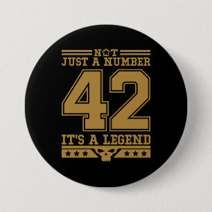 Legende der Zahl 42 Button