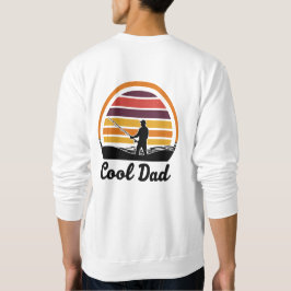 Legende des Fischfangs - Cooler Vater rückwärts Sweatshirt
