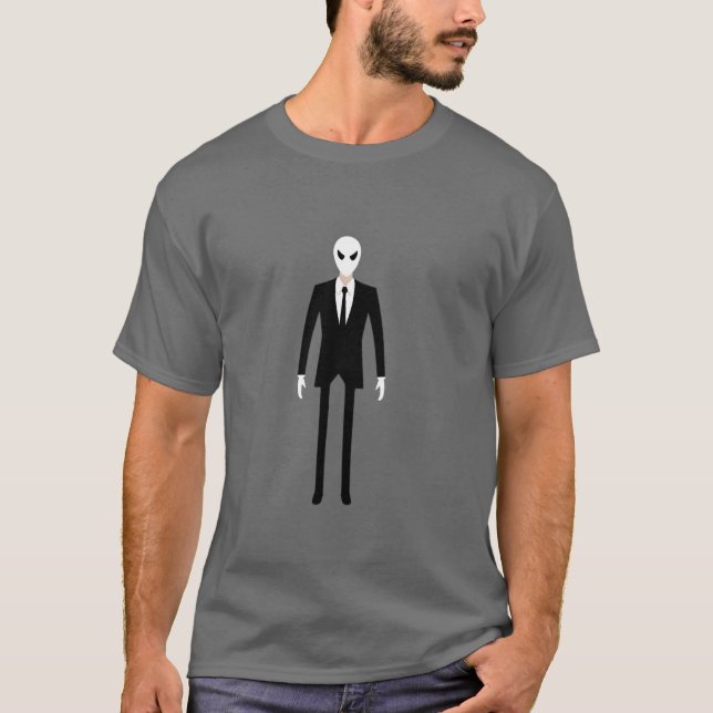 Legende des schlanken Mannes beängstigend T-Shirt (Vorderseite)