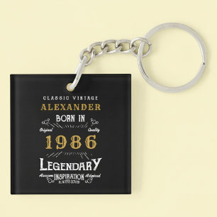 Légende personnalisée 40e anniversaire 1986 Vintag