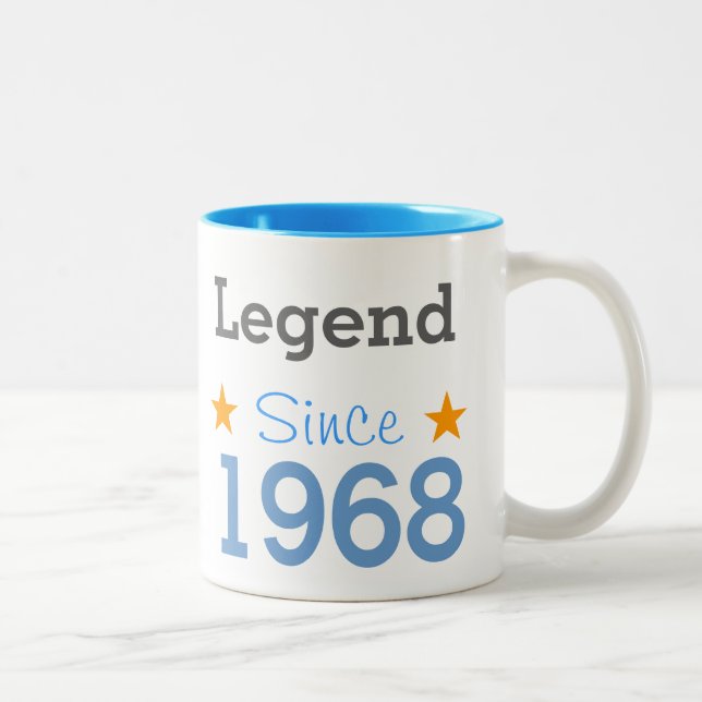Legende seit 1968 zweifarbige tasse (Rechts)