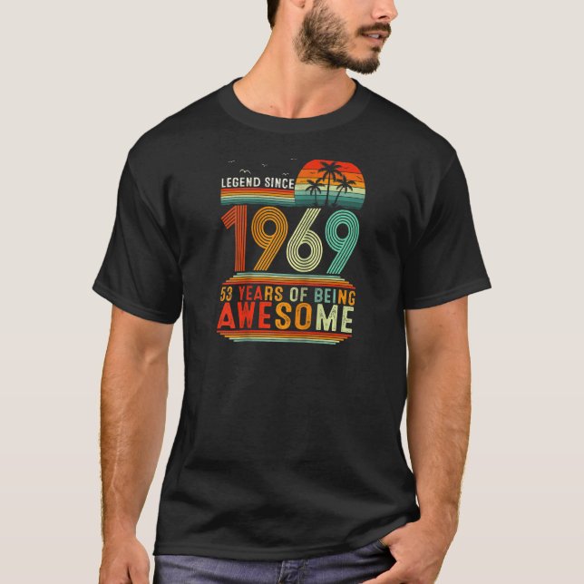 Legende seit 1969 53 Jahre Phantastisch 53. B T-Shirt (Vorderseite)