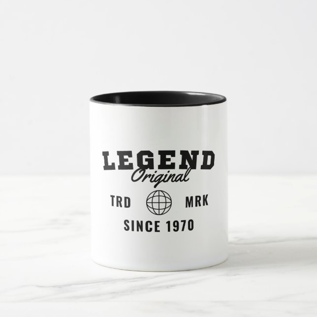 Legende seit 1970 tasse (Zentrum)