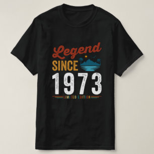 Legende seit 1973 Geburtstag Retro Vintage T-Shirt