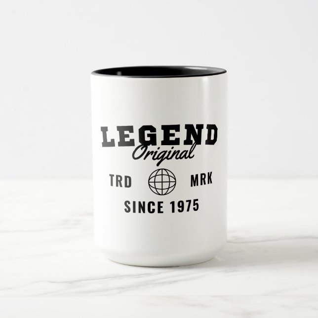 Legende seit 1975 tasse (Zentrum)
