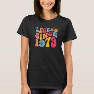 Legende seit 1979 43 Jahre alter Retro Vintag 43. T-Shirt