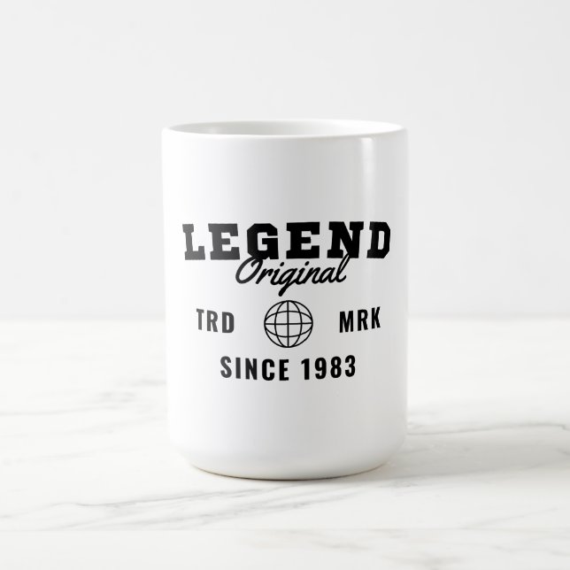 Legende seit 1983 kaffeetasse (Mittel)