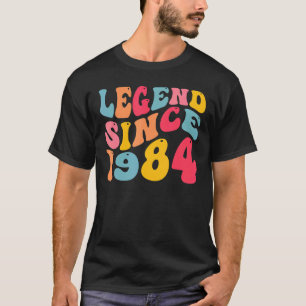 Legende seit 1984 38 Jahre alter Retro Vintag 38. T-Shirt