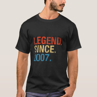 Legende seit 2007 Jahre Alte Geschenke 14. Geburts T-Shirt