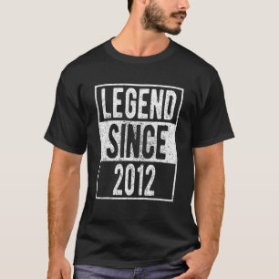 Legende seit 2012 Geschenke für 10-Jährige zum 10. T-Shirt