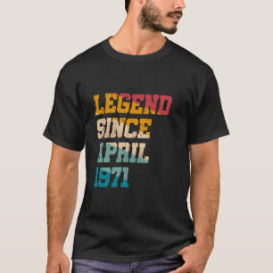 Legende seit April 1971 Lustig 54 Jahre alt 54. Bi T-Shirt