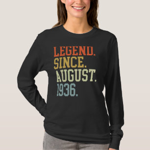 Legende seit August 1936 für Männer Frauen August  T-Shirt