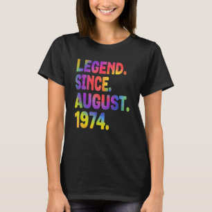 Legende seit August 1974 49 Jahre alte Gefärbte Kr T-Shirt