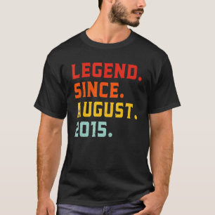 Legende seit August 2015 7 Jahre alt Vintag 7. T-Shirt