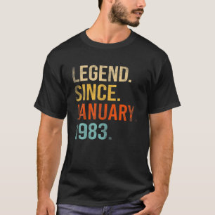 Legende Seit Januar 1983 39. Geburtstag 39 Jahre O T-Shirt