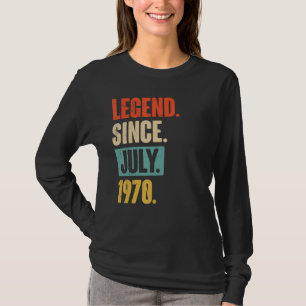 Legende seit Juli 1970 52 Jahre alt 52. Geburtstag T-Shirt