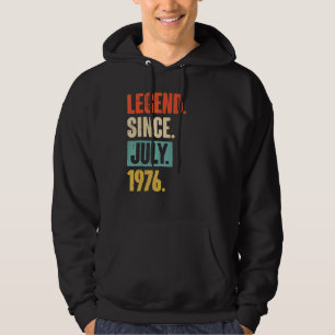 Legende seit Juli 1976 46 Jahre 46 Geburtstag Hoodie