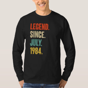 Legende seit Juli 1984 38 Jahre altes Geschenk 38. T-Shirt
