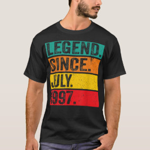 Legende seit Juli 1997 25. Geburtstag 25 Jahre alt T-Shirt
