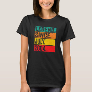 Legende seit Juli 2004 18 Jahre alt 18. Geburtstag T-Shirt