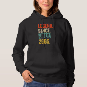 Legende seit Juli 2005 17 Jahre alt 17. Geburtstag Hoodie