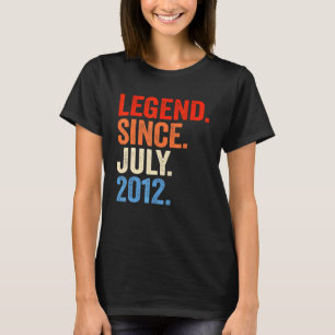 Legende seit Juli 2012 10. Geburtstag 10 Jahre alt T-Shirt
