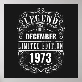 Legende seit kundenspezifisch poster